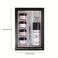 Beginner Acrylic Nail Kit with Acrylic Powder & Liquid Set - Easy to Use