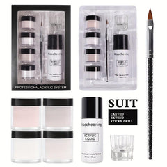 Beginner Acrylic Nail Kit with Acrylic Powder & Liquid Set - Easy to Use