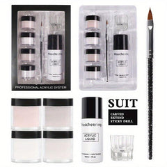 Beginner Acrylic Nail Kit with Acrylic Powder & Liquid Set - Easy to Use