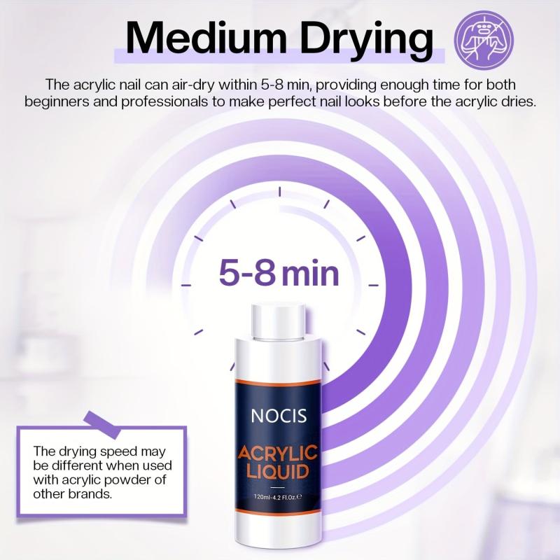 4 Oz Monomer Acrylic Nail Liquid Professional Monomer 120ml