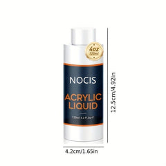 4 Oz Monomer Acrylic Nail Liquid Professional Monomer 120ml
