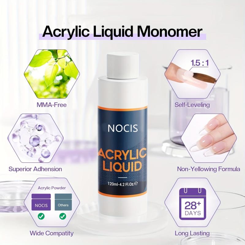 4 Oz Monomer Acrylic Nail Liquid Professional Monomer 120ml