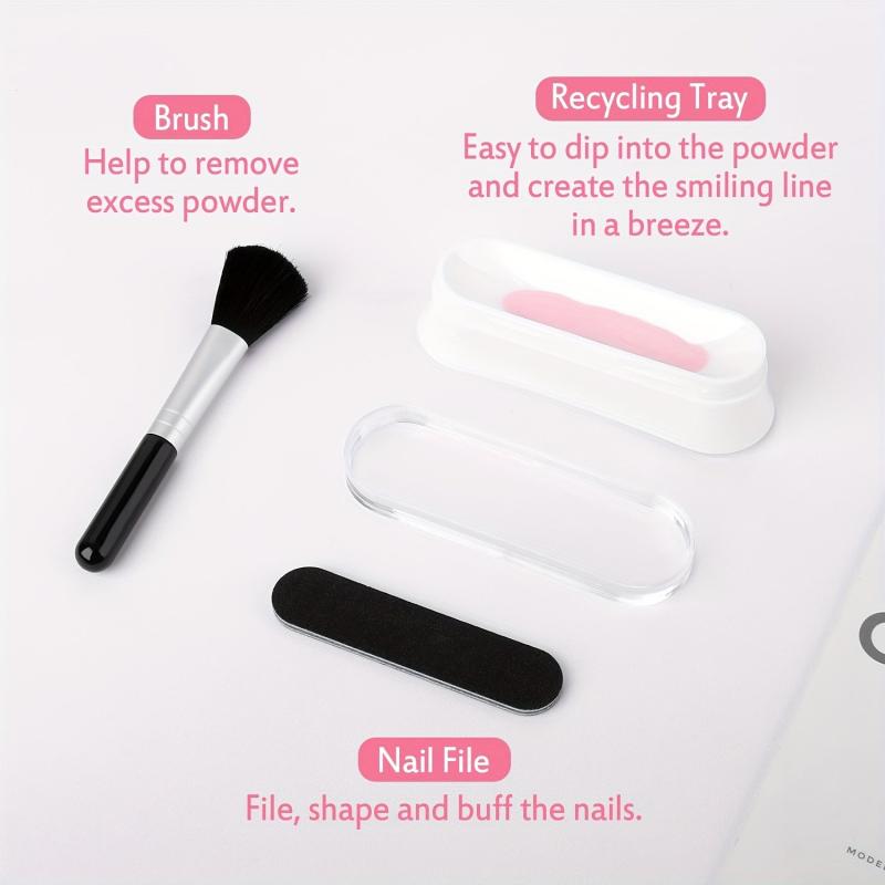 27pcs Dip Powder Nail Kit 20 Colors Dipping System French Manicure DIY Salon