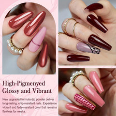 27pcs Dip Powder Nail Kit 20 Colors Dipping System French Manicure DIY Salon