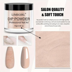 Dip Powder Starter Kit 8 Colors Pink Purple Acrylic Dipping