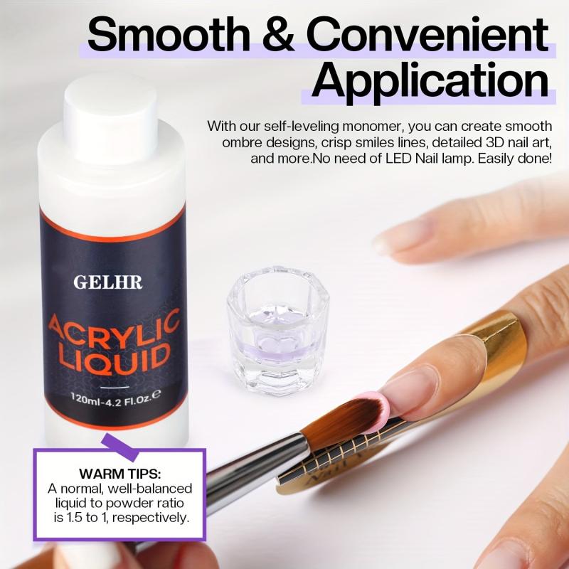 4oz Professional Acrylic Nail Liquid MMA Acrylic Liquid for Acrylic Powder