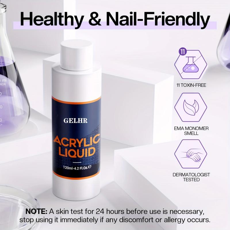 4oz Professional Acrylic Nail Liquid MMA Acrylic Liquid for Acrylic Powder