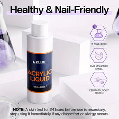 4oz Professional Acrylic Nail Liquid MMA Acrylic Liquid for Acrylic Powder