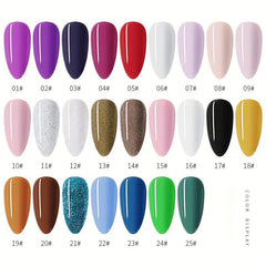 17 Pcs Dip Powder Nail Kit Starter Set All Colors Dipping Powder System