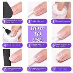 12 Colors Dip Powder Nail Kit Starter Kit Nude Pink Acrylic Dipping Powder Set