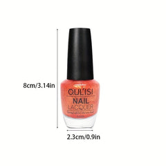 Peelable Waterbased Nail Polish Odorless Baking Quick Drying