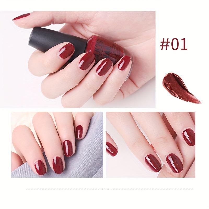 Peelable Waterbased Nail Polish Odorless Baking Quick Drying