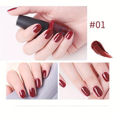 Peelable Waterbased Nail Polish Odorless Baking Quick Drying
