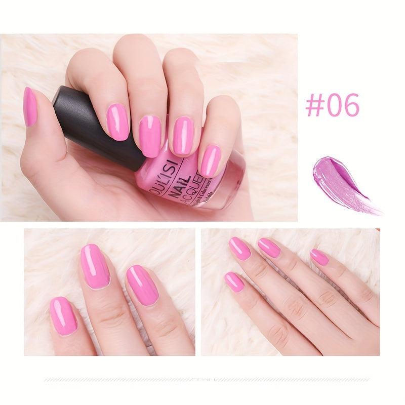 Peelable Waterbased Nail Polish Odorless Baking Quick Drying