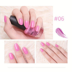 Peelable Waterbased Nail Polish Odorless Baking Quick Drying