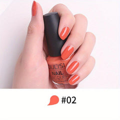 Peelable Waterbased Nail Polish Odorless Baking Quick Drying