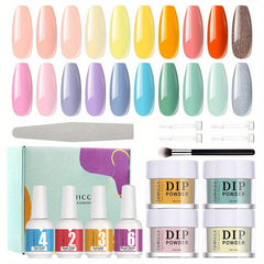 French Nail Dip Powder Kit Starter Set Liquid Manicure DIY