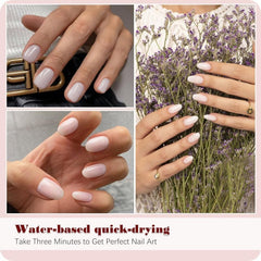Milky Nail Polish Odorless Quick Dry Lasting Nail Lacquer