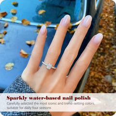 Milky Nail Polish Odorless Quick Dry Lasting Nail Lacquer