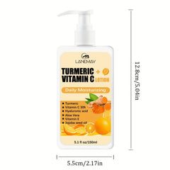 Vitamin C & Turmeric Body Lotion - Hydrating & Brightening
