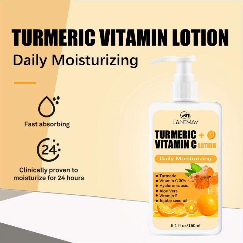 Vitamin C & Turmeric Body Lotion - Hydrating & Brightening