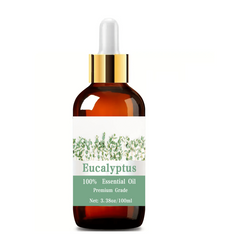 Eucalyptus Essential Oil 3.38oz 100ml 100% Pure & Natural Hair Skin Care Massage