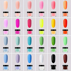 24 Colors Acrylic Nail Powder Set for 3D Manicure Extension