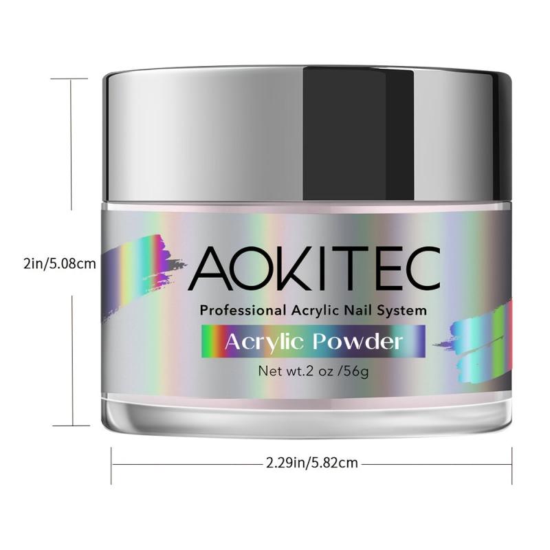 Aokitec Acrylic Powder for Nails Professional Lasting French Nail Art