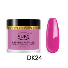 12 Colors Pink Brown Nail Dip Powder Set for DIY Nail Art