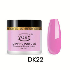 12 Colors Pink Brown Nail Dip Powder Set for DIY Nail Art