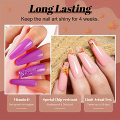36 Colors Dip Powder Nail Kit Fast Dry Starter Set French Manicure Pedicure Nude