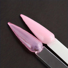 3 Colors Acrylic Nail Powder Set Pink Clear Crystal Powder