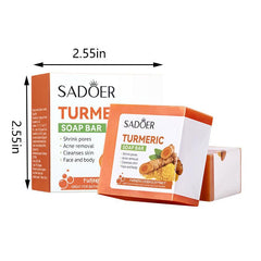 Moisturizing Turmeric Soap with Essential Oils - Dry Skin Care