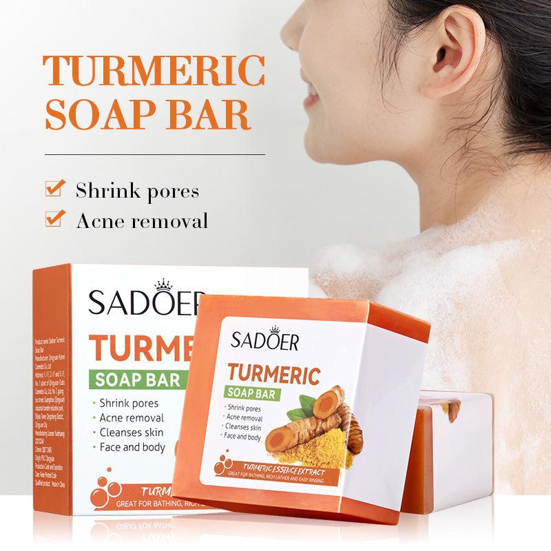 Moisturizing Turmeric Soap with Essential Oils - Dry Skin Care