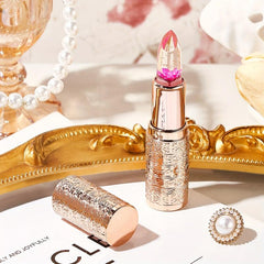 Petals Flowers Jelly Changing Lip Balm Moisturizing Glossy Lips