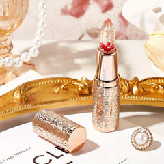 Petals Flowers Jelly Changing Lip Balm Moisturizing Glossy Lips