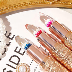 Petals Flowers Jelly Changing Lip Balm Moisturizing Glossy Lips