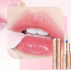 Petals Flowers Jelly Changing Lip Balm Moisturizing Glossy Lips