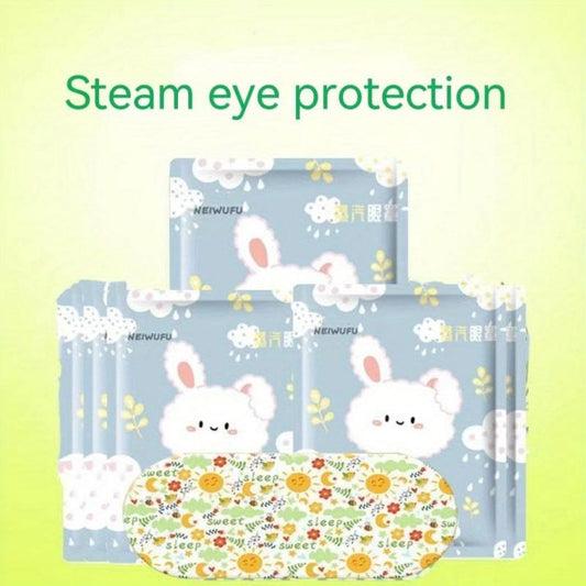 Self-heating Steam Eye Mask, Disposable Hot Compress Shading Eye Protection Mask
