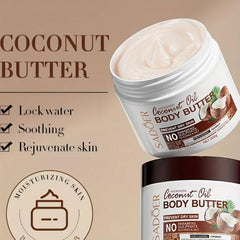 2pcs 200g Coconut Body Butter Hydrating Nourishing Lotion Cream