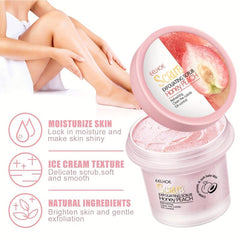 Moisturizing Pink Peach Body Scrub for Soft Skin