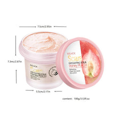 Moisturizing Pink Peach Body Scrub for Soft Skin