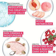 Moisturizing Pink Peach Body Scrub for Soft Skin