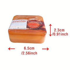Turmeric Loofah Soap Facial and Body Cleansing Bar