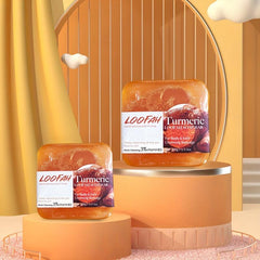 Turmeric Loofah Soap Facial and Body Cleansing Bar