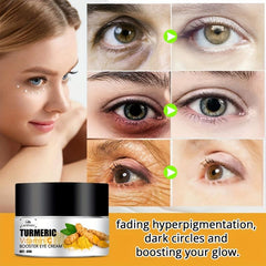 Turmeric Eye Cream Dark Circles Remover Eye Bags With Vitamin C Eye Cream