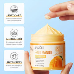 Fruit Mango Avocado Rose Body Butter 200g Moisturizing Nourishing Cream