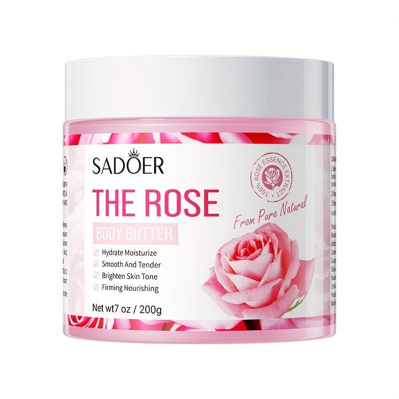 Fruit Mango Avocado Rose Body Butter 200g Moisturizing Nourishing Cream