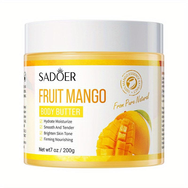 Fruit Mango Avocado Rose Body Butter 200g Moisturizing Nourishing Cream