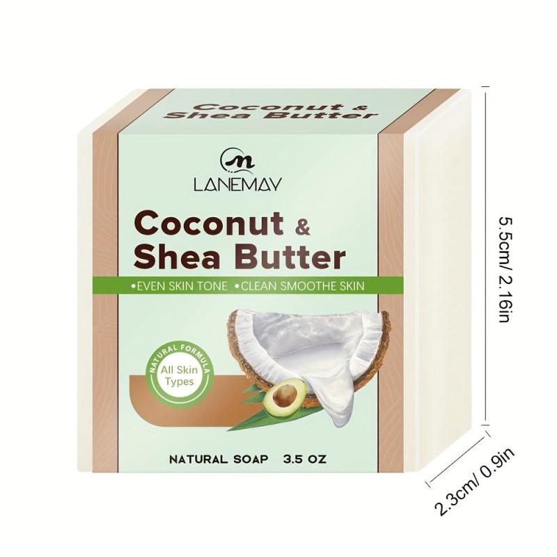 Glowing Skin Soap with Mint Coconut Bamboo Charcoal